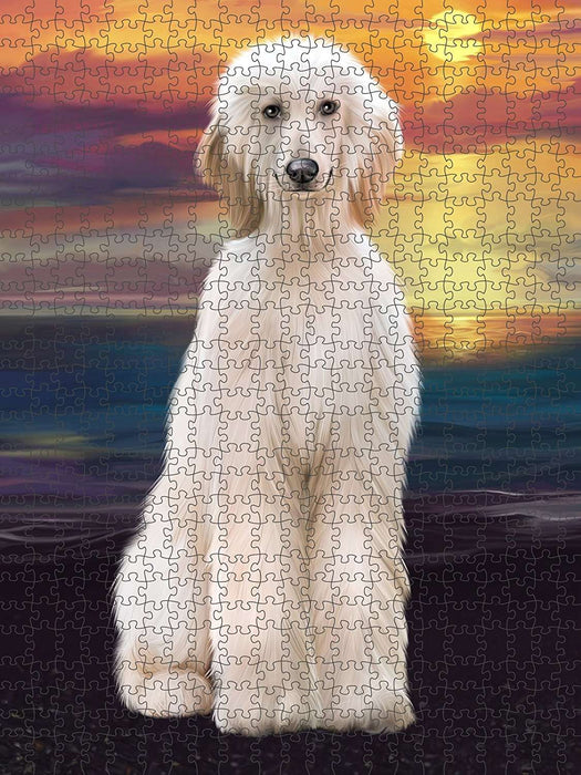 Afghan Hound Dog Puzzle with Photo Tin PUZL49230 (300 pc.)