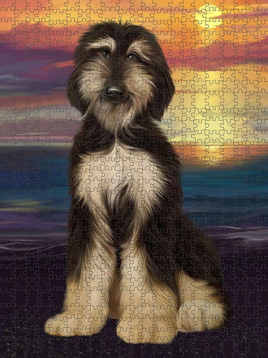 Afghan Hound Dog Puzzle with Photo Tin PUZL49233 (300 pc.)