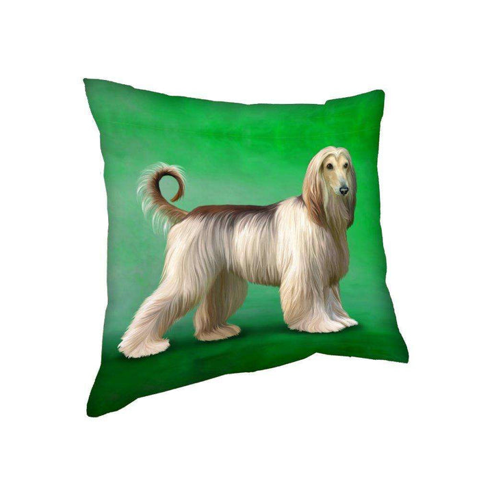 Afghan Hound Dog Throw Pillow