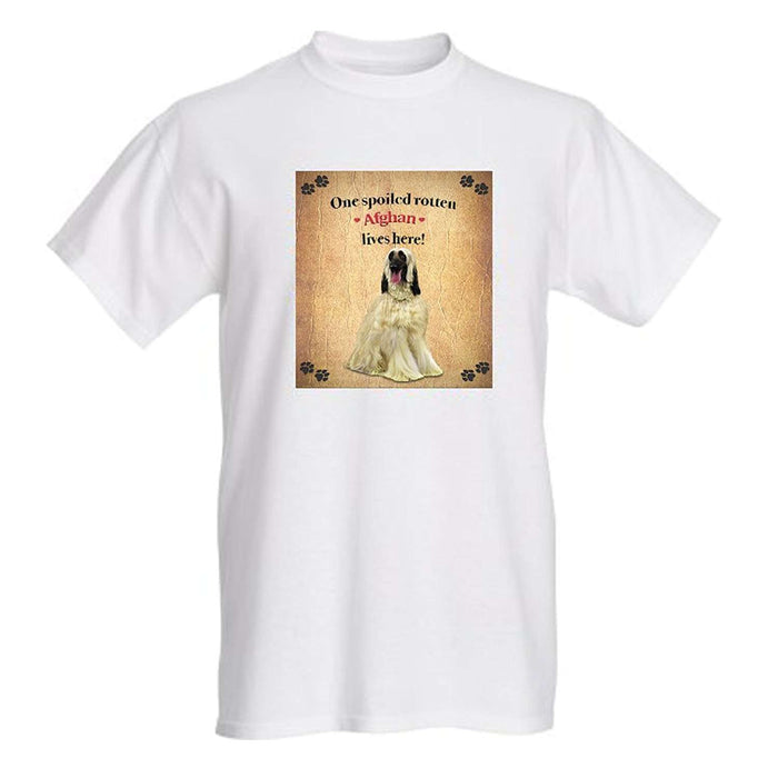 Afghan Spoiled Rotten Dog T-Shirt