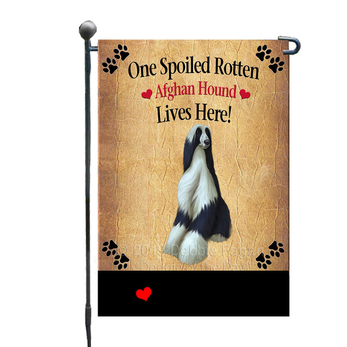 Personalized Spoiled Rotten Afghan Hound Dog GFLG-DOTD-A63061
