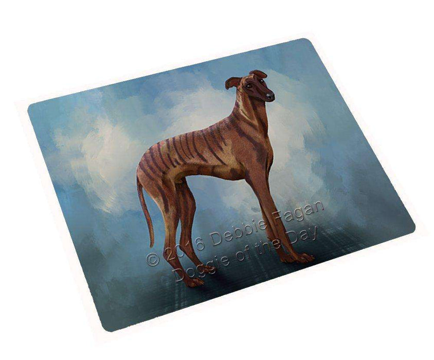 Africanis Dog Art Portrait Print Woven Throw Sherpa Plush Fleece Blanket