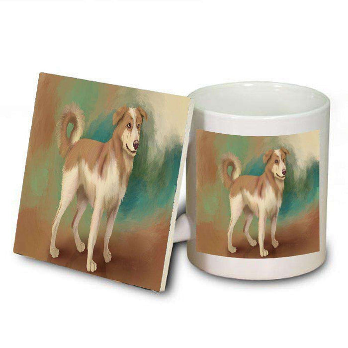 Aidi Atlas Mountain Dog Mug and Coaster Set