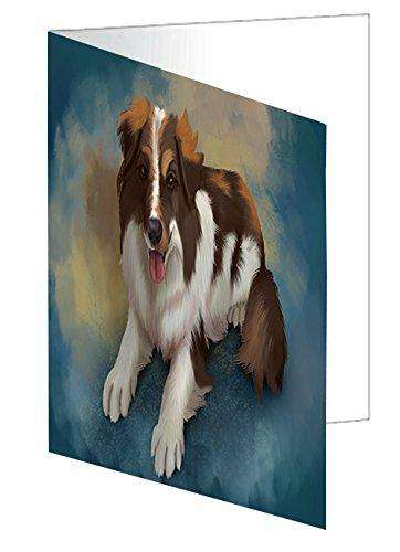 Aidi Dog Handmade Artwork Assorted Pets Greeting Cards and Note Cards with Envelopes for All Occasions and Holiday Seasons