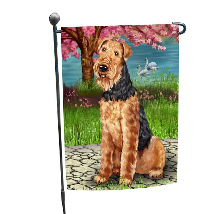 Airedale Dog Garden Flag