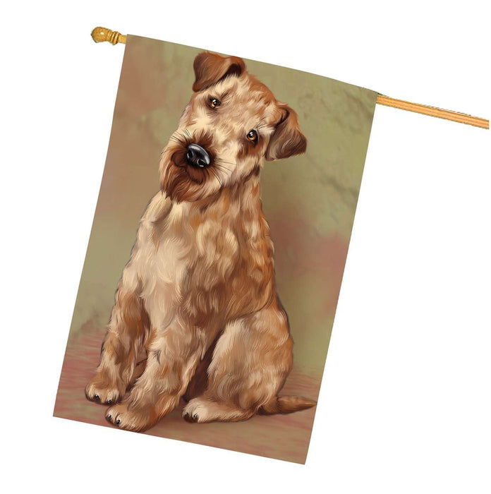 Airedale Dog House Flag