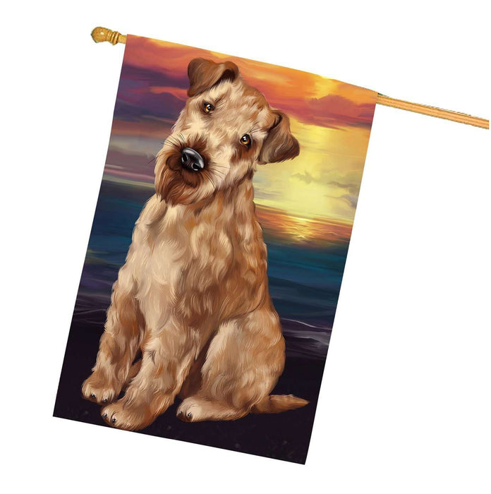 Airedale Dog House Flag