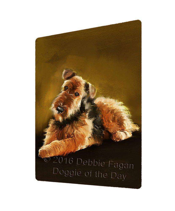 Airedale Dog Large Refrigerator / Dishwasher Magnet