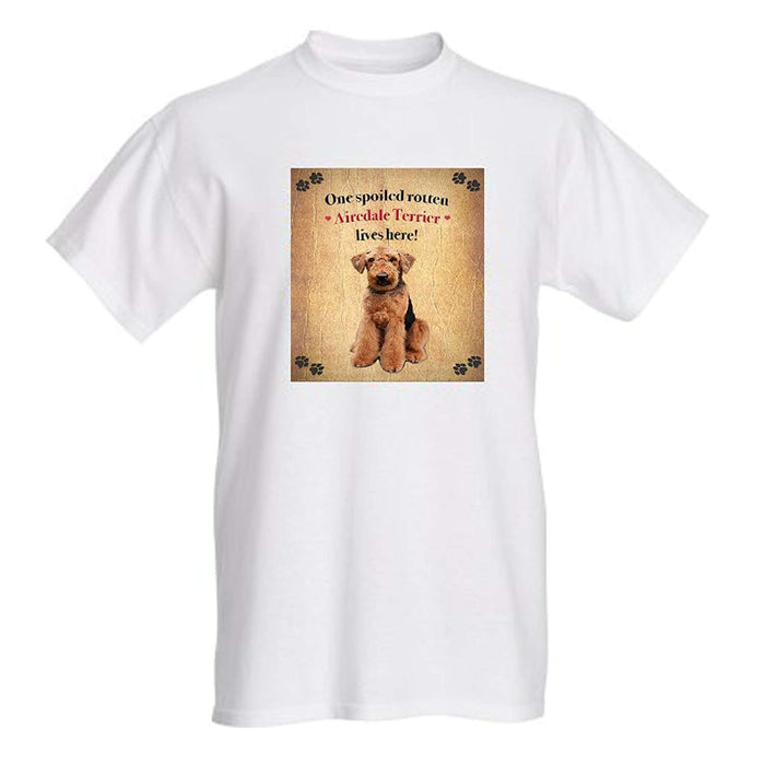 Airedale Spoiled Rotten Dog T-Shirt