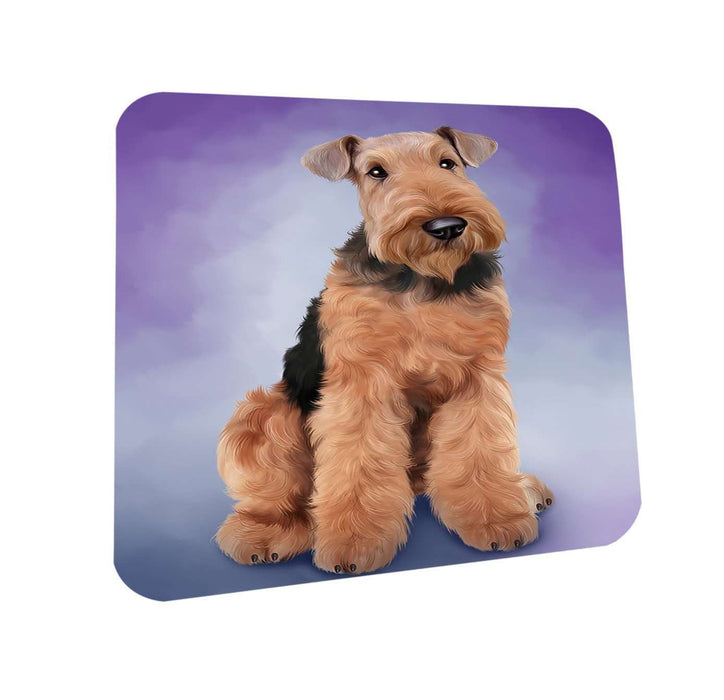 Airedale Terrier Dog Coasters Set of 4 CST48234