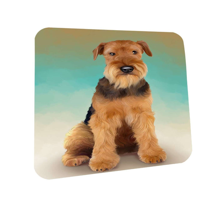 Airedale Terrier Dog Coasters Set of 4 CST48235