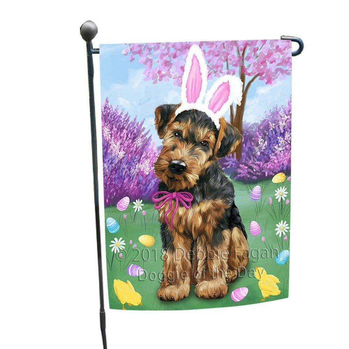 Airedale Terrier Dog Easter Holiday Garden Flag GFLG48935