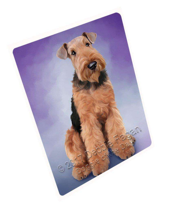 Airedale Terrier Dog Large Refrigerator / Dishwasher RMAG49680