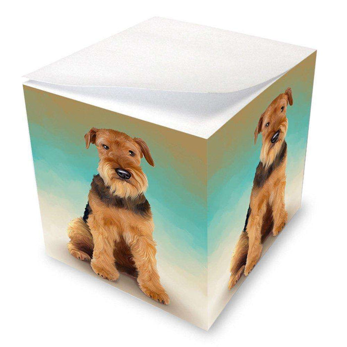 Airedale Terrier Dog Note Cube NOC48276