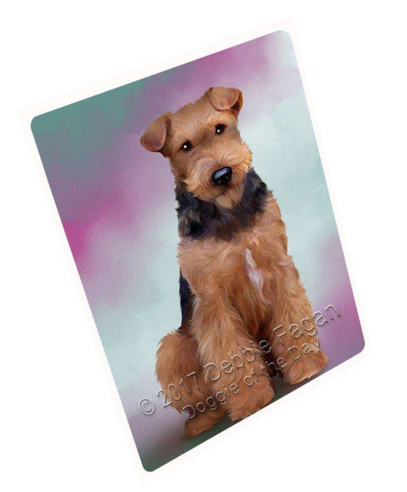 Airedale Terrier Dog Tempered Cutting Board C48846