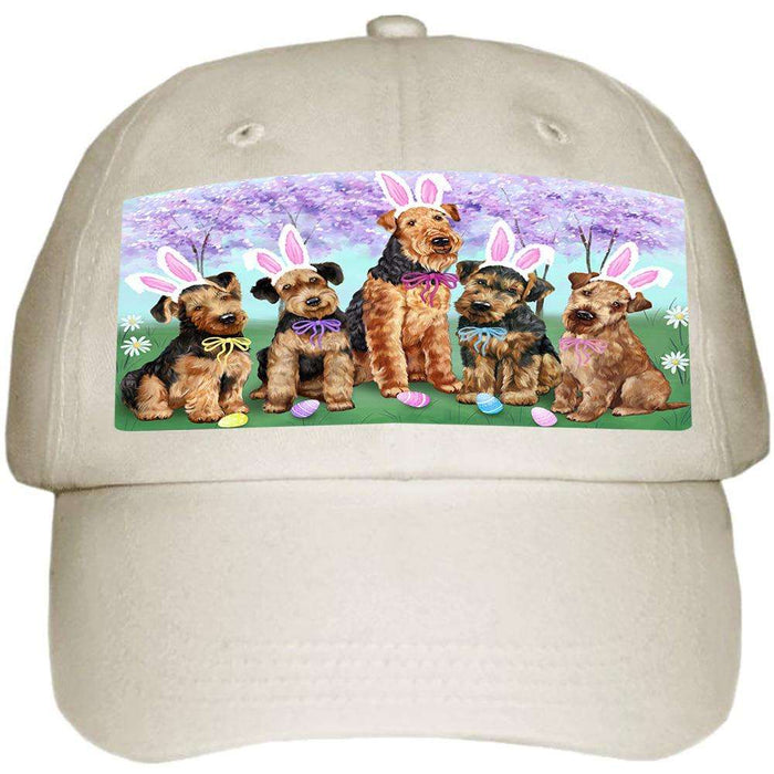 Airedale Terriers Dog Easter Holiday Ball Hat Cap HAT51102