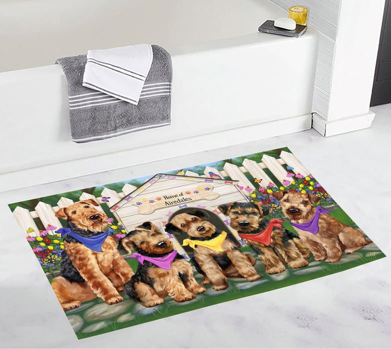 Spring Dog House Airedale Dogs Bath Mat