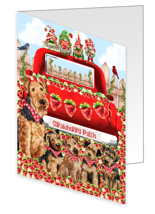 Airedale Terrier Greeting Cards & Note Cards, Explore a Variety of Custom Designs, Personalized, Invitation Card with Envelopes, Gift for Dog and Pet Lovers