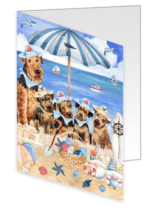 Airedale Terrier Greeting Cards & Note Cards: Explore a Variety of Designs, Custom, Personalized, Halloween Invitation Card with Envelopes, Gifts for Dog Lovers