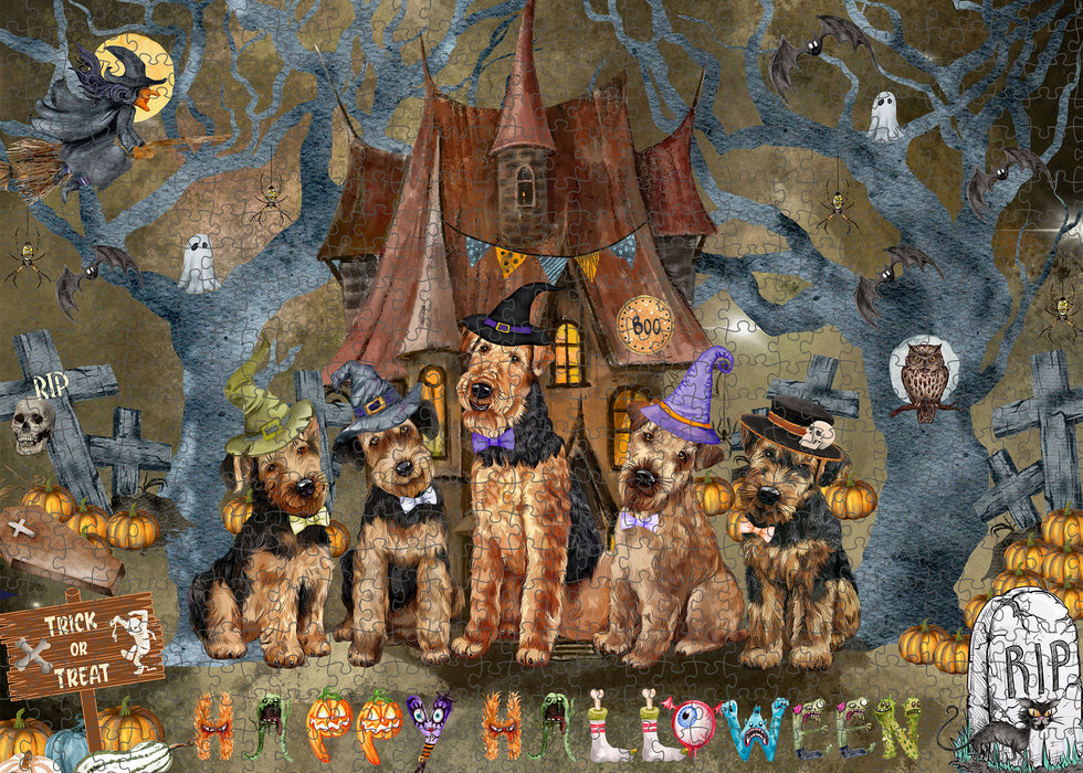 Airedale Terrier Jigsaw Puzzle: Explore a Variety of Designs, Interlocking Puzzles Games for Adult, Custom, Personalized, Gift for Dog and Pet Lovers