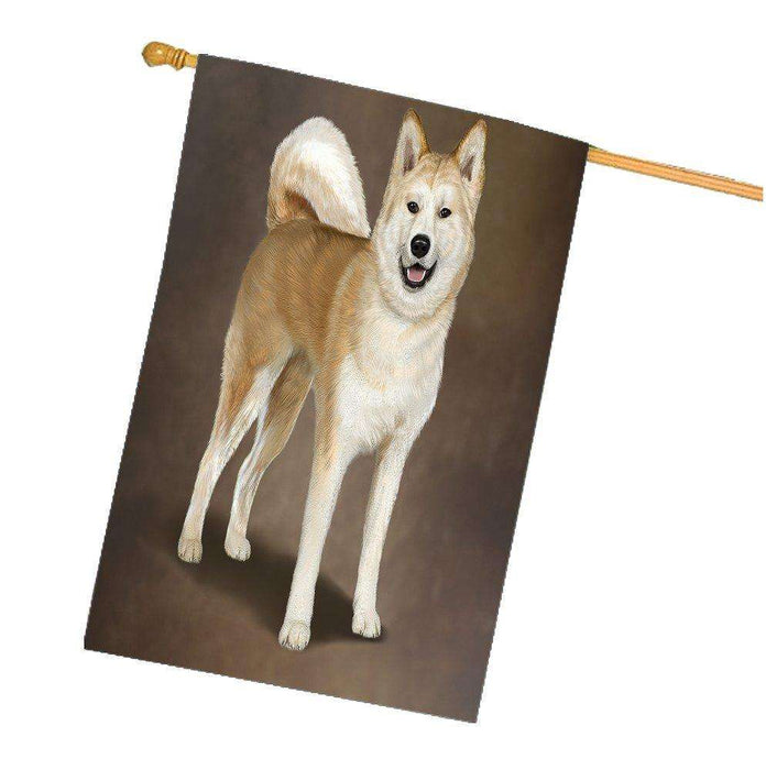 Akita Dog House Flag