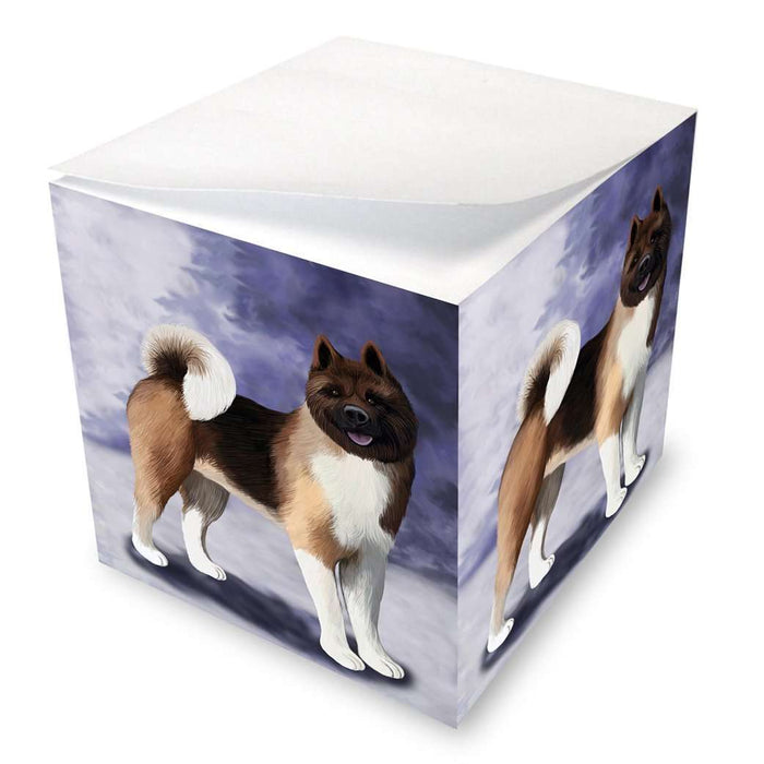 Akita Dog Note Cube
