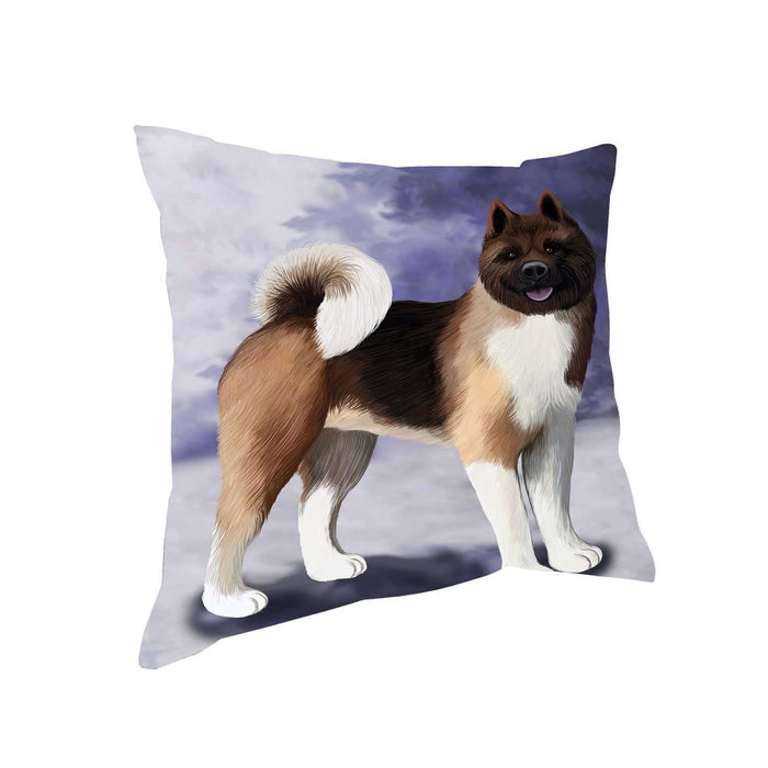 Akita Dog Throw Pillow