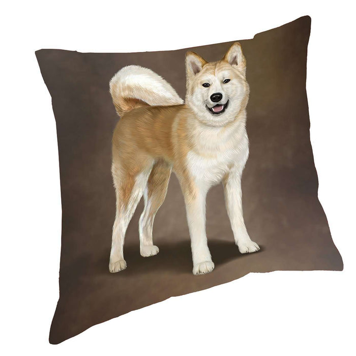 Akita Dog Throw Pillow