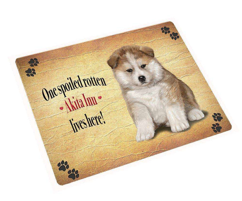 Akita Inu Spoiled Rotten Dog Magnet