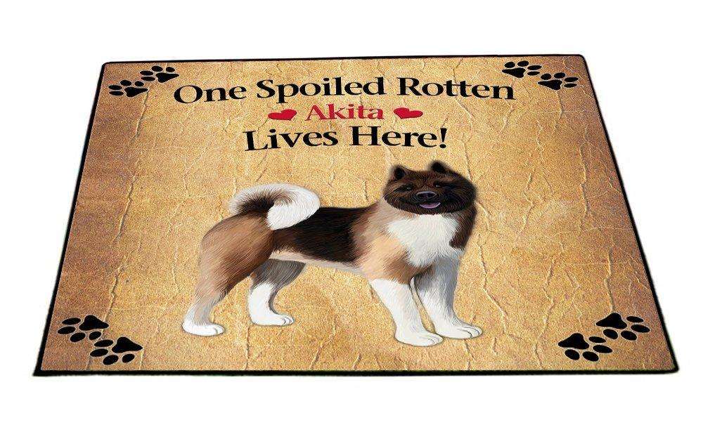 Akita Spoiled Rotten Dog Indoor/Outdoor Floormat