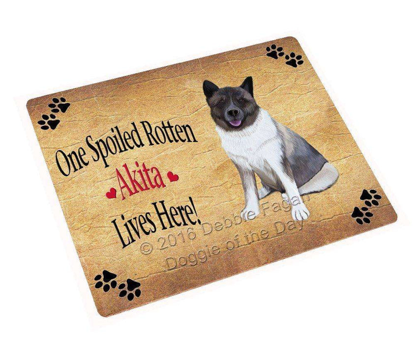 Akita Spoiled Rotten Dog Magnet