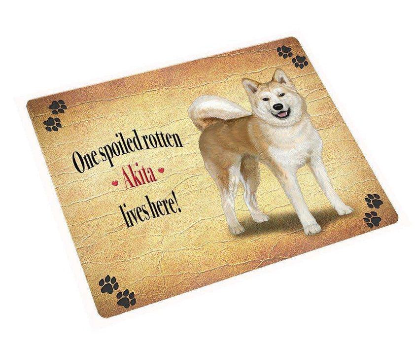 Akita Spoiled Rotten Dog Magnet Mini (3.5" x 2")