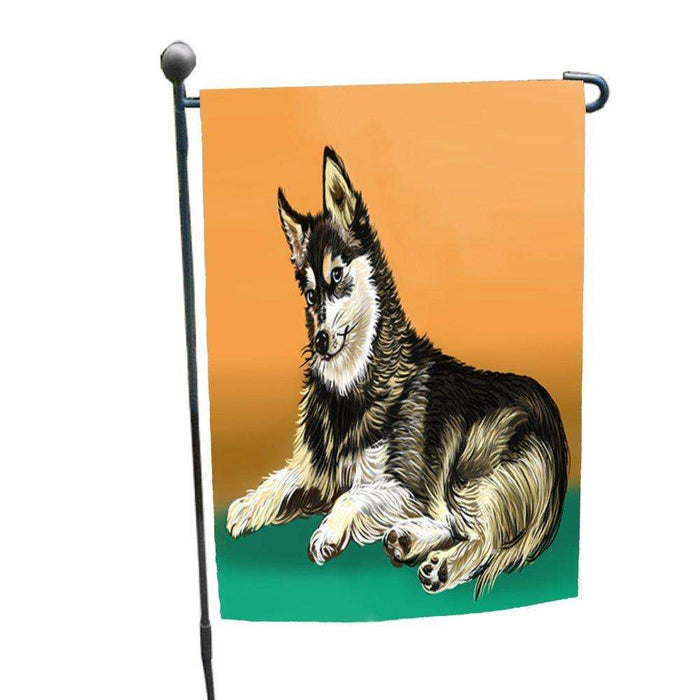 Alaskan Klee Kai Dog Garden Flag