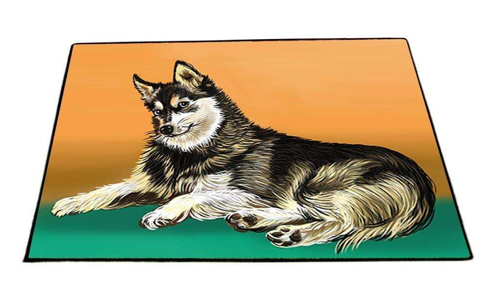 Alaskan Klee Kai Dog Indoor/Outdoor Floormat