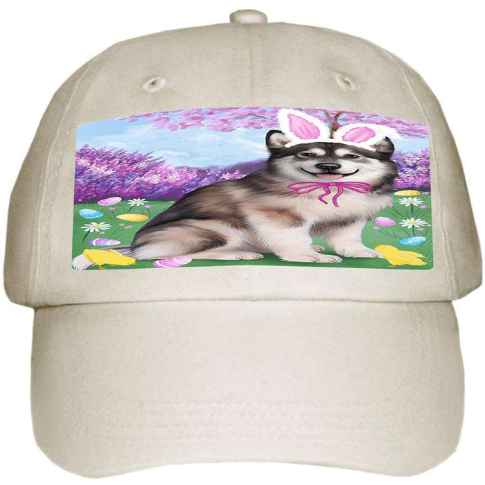 Alaskan Malamute Dog Easter Holiday Ball Hat Cap HAT50814
