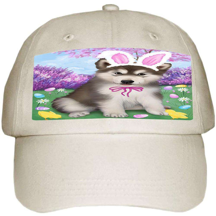 Alaskan Malamute Dog Easter Holiday Ball Hat Cap HAT50817