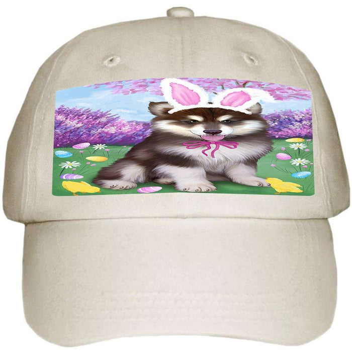 Alaskan Malamute Dog Easter Holiday Ball Hat Cap HAT50820