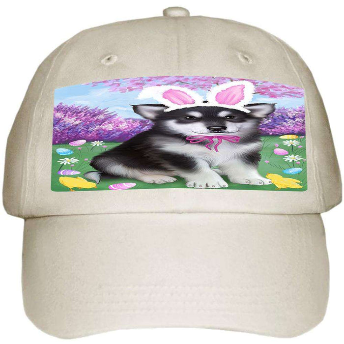 Alaskan Malamute Dog Easter Holiday Ball Hat Cap HAT50823
