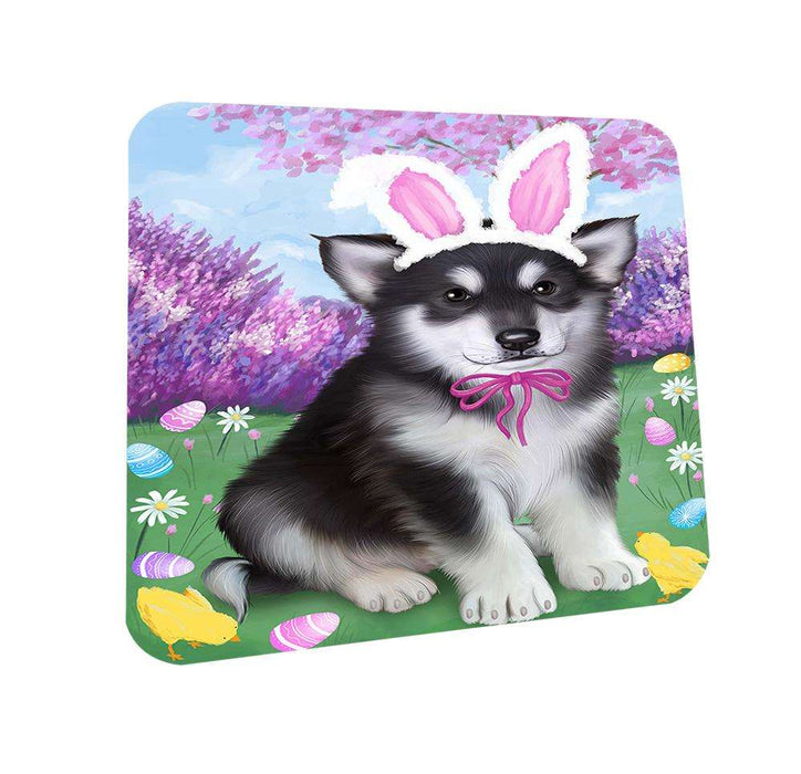 Alaskan Malamute Dog Easter Holiday Coasters Set of 4 CST48989