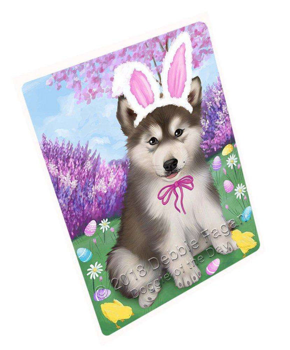 Alaskan Malamute Dog Easter Holiday Large Refrigerator / Dishwasher Magnet RMAG53904