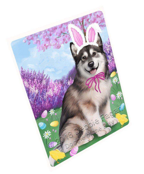 Alaskan Malamute Dog Easter Holiday Magnet Mini (3.5" x 2") MAG50949