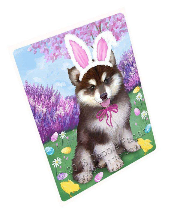 Alaskan Malamute Dog Easter Holiday Magnet Mini (3.5" x 2") MAG50955