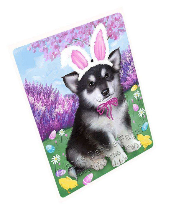 Alaskan Malamute Dog Easter Holiday Magnet Mini (3.5" x 2") MAG50958
