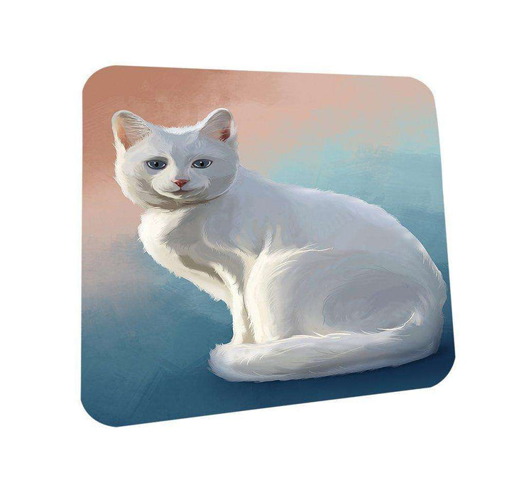Albino Cat Coasters Set of 4