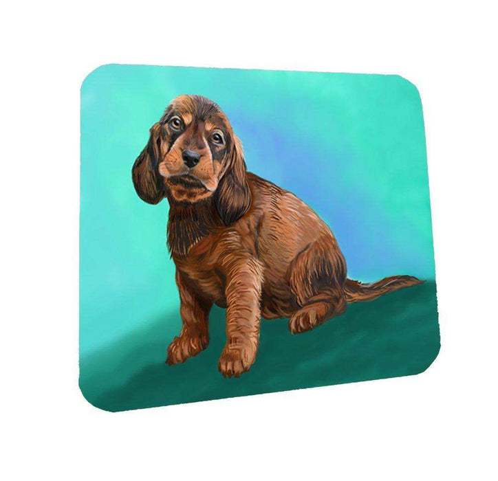 Alpine Drachsbracke Dog Coasters Set of 4