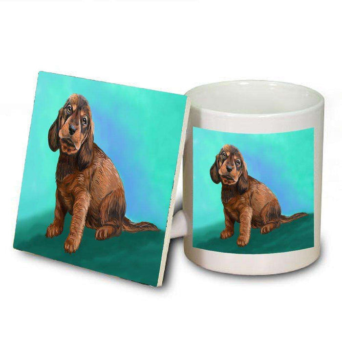 Alpine Drachsbracke Dog Mug and Coaster Set