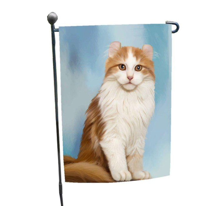 Ameican Curl Cat Garden Flag