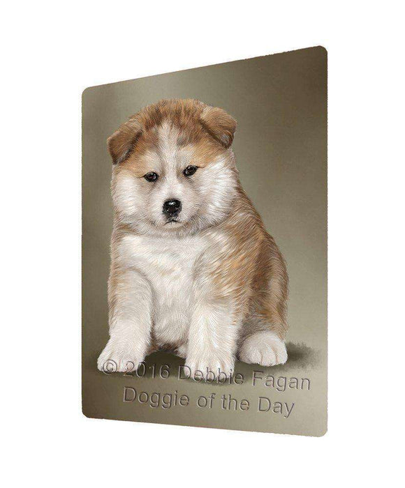 American Akita Inu Puppy Dog Magnet Mini (3.5" x 2")