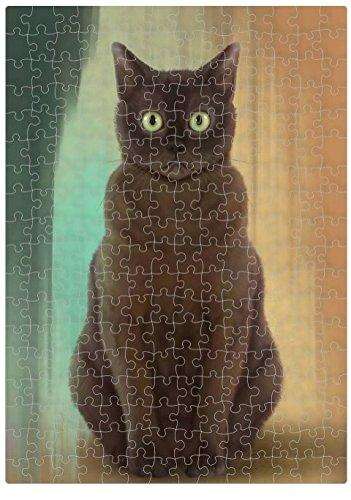 American Bermese Zibeline Cat Puzzle with Photo Tin