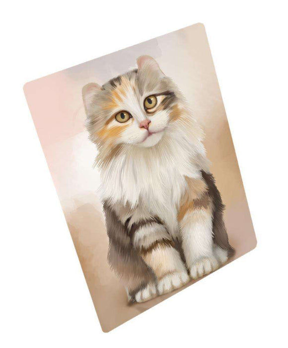 American Curl Cat Art Portrait Print Woven Throw Sherpa Plush Fleece Blanket